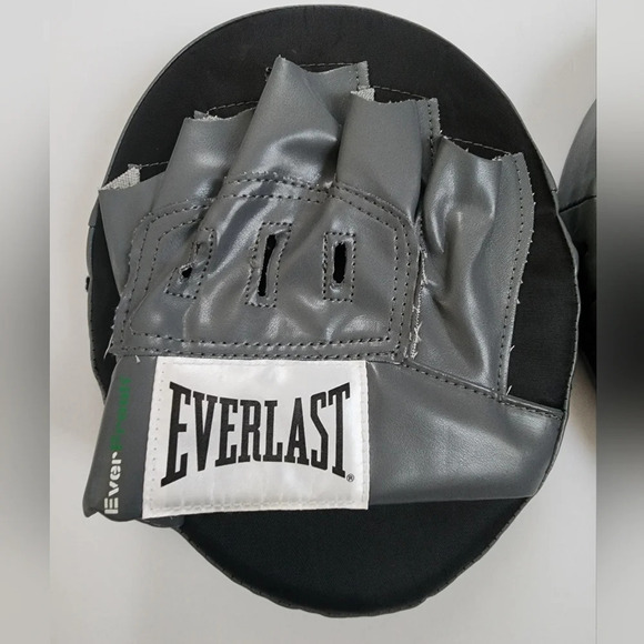 Everlast Punch Mitts Grey/Black Unisex Like New Boxing Training Boxing Workout - Picture 3 of 14